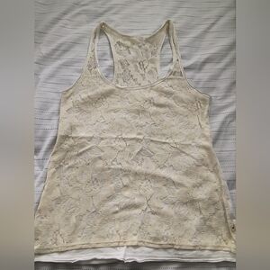 Hollister lace tank top